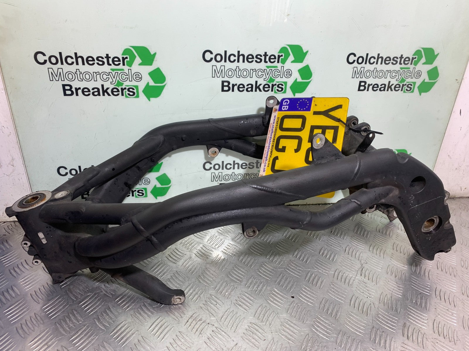 TRIUMPH SPEED TRIPLE R 1050 FRAME REG LOG BOOK  2009 (CMB1183)