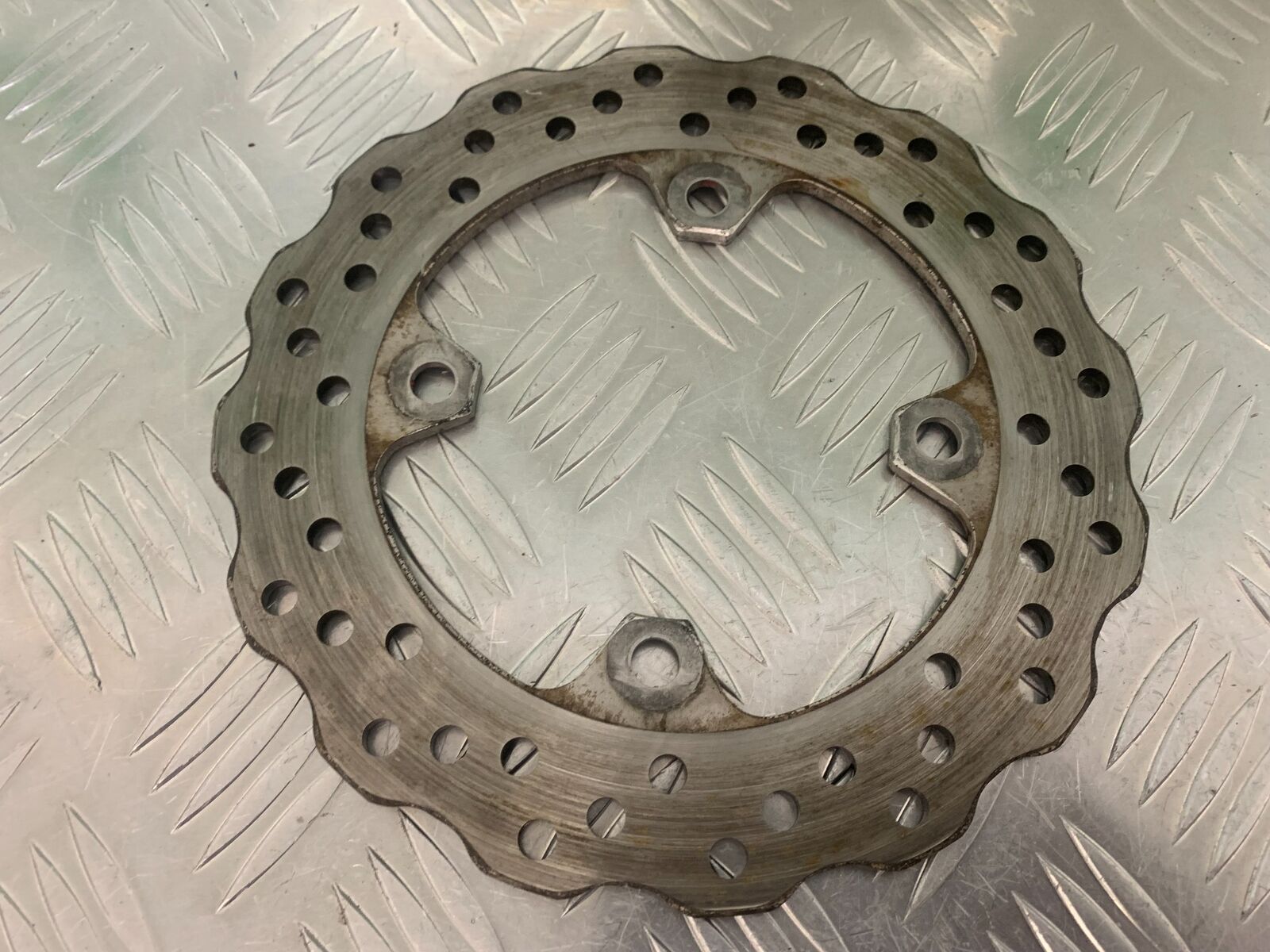 KAWASAKI ZX6R ZX6 R REAR BRAKE DISC  YEAR 2007 2008 (STOCK 973)