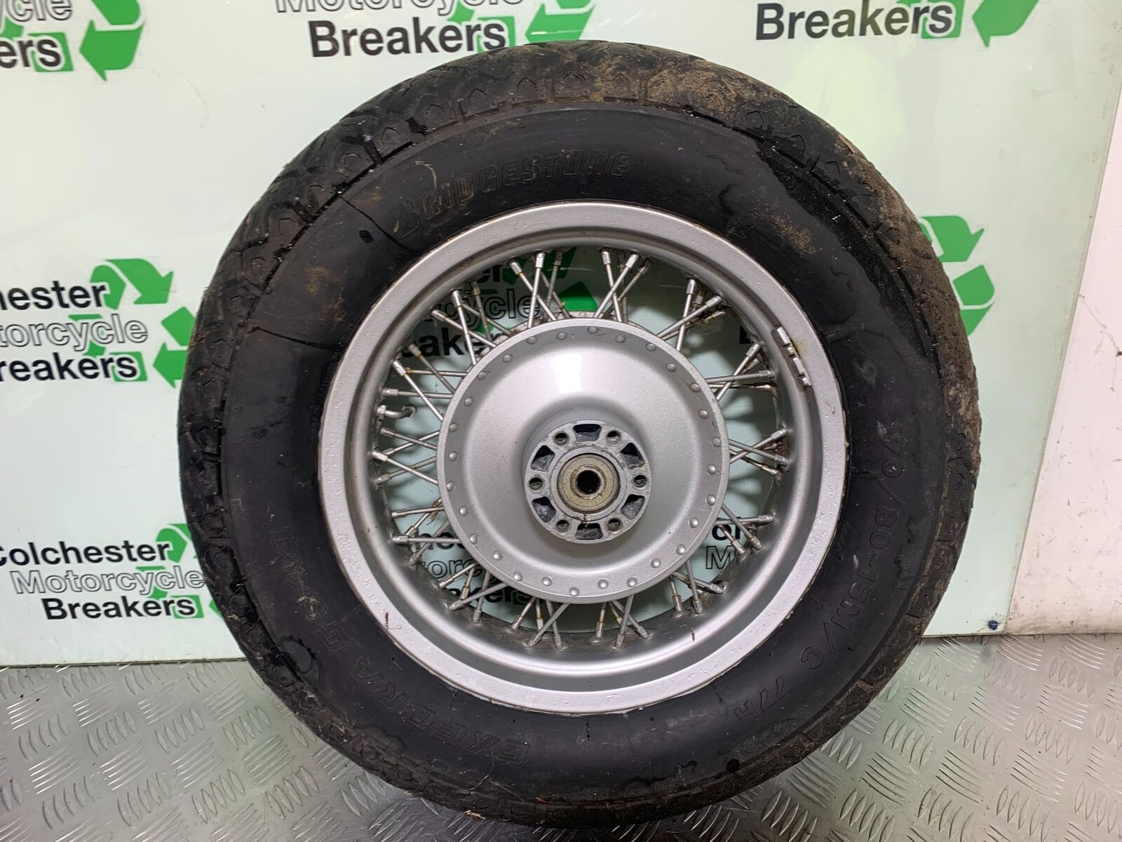 SUZUKI VS1400 VS 1400 INTRUDER REAR WHEEL  YEAR 1988 (CMB1077)