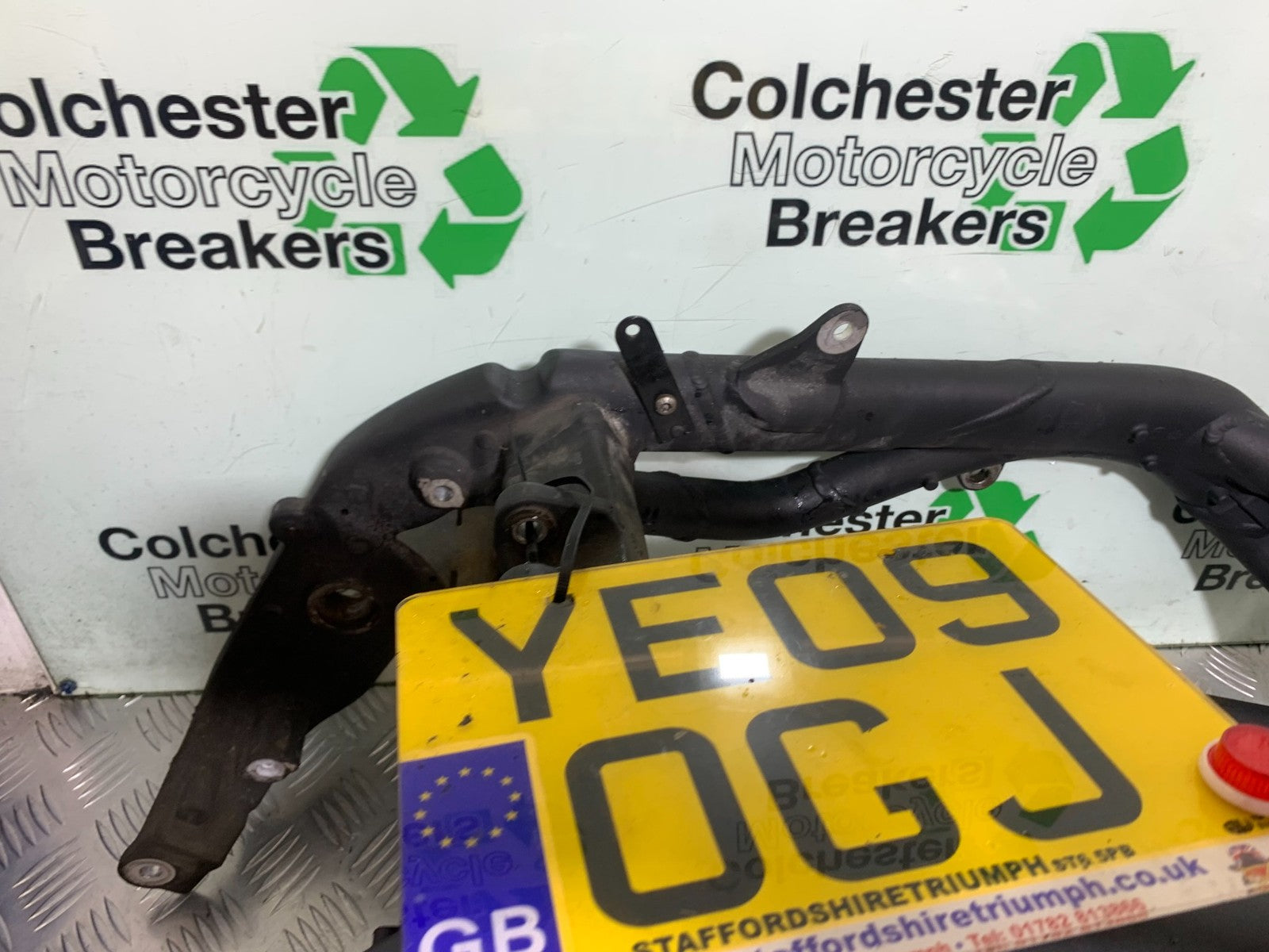 TRIUMPH SPEED TRIPLE R 1050 FRAME REG LOG BOOK  2009 (CMB1183)