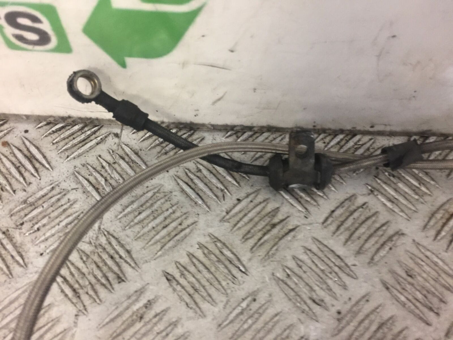 HONDA VT750 VT 750 SHADOW BRAIDED FRONT BRAKE LINE  YEAR 1998 (STOCK 402)