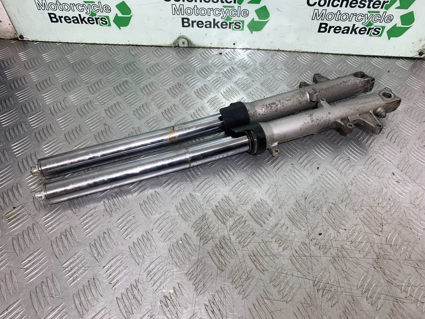 HONDA CBR600 CBR 600 FX FY FORKS (BENT SOLD AS PARTS)   YEAR 1999-2000 (CMB1287)