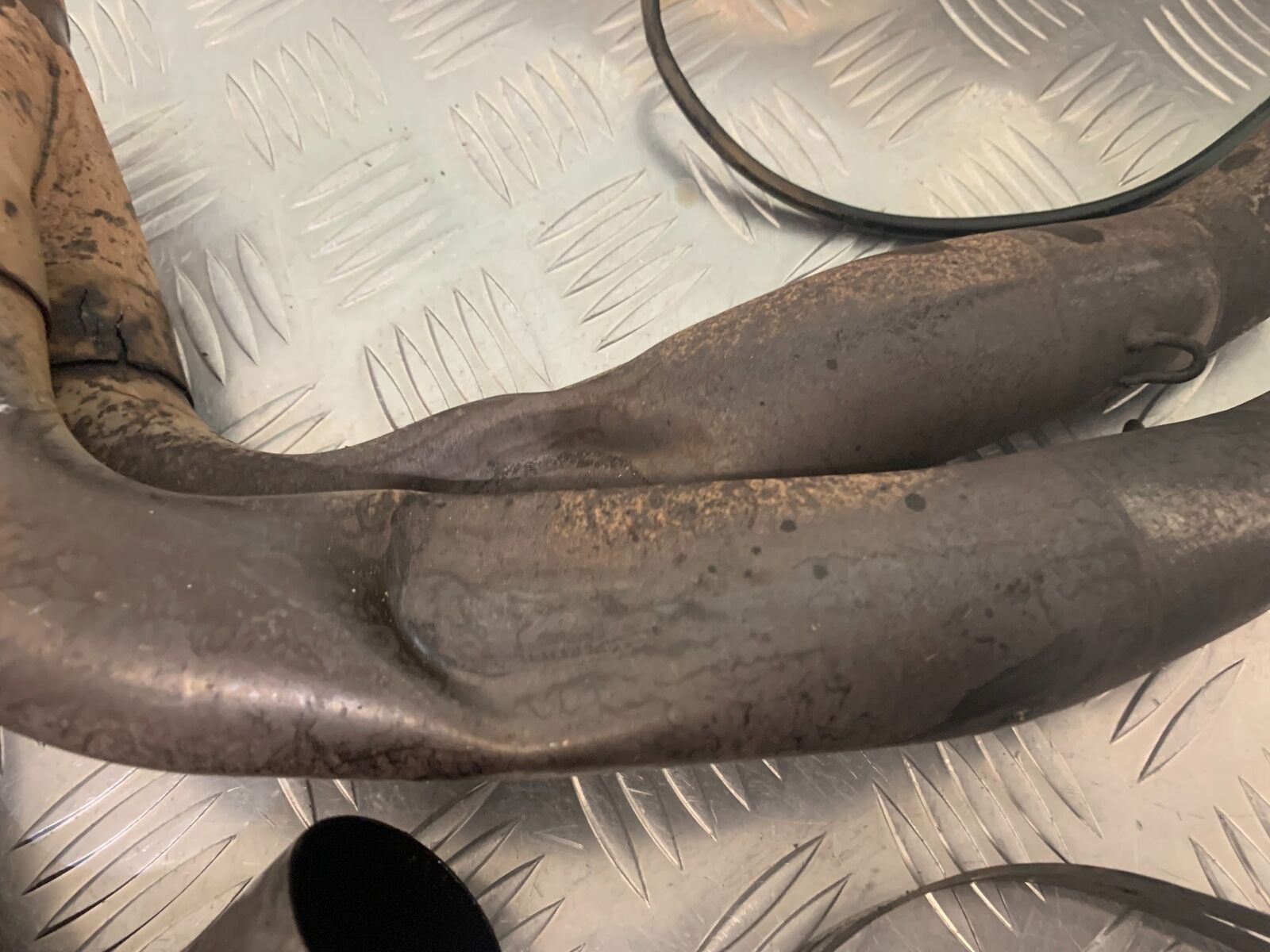 HONDA CBR1000 rr FIREBLADE AKRAPOVIC EXHAUST (DAMAGED ) 2008-2011 (STOCK 986)