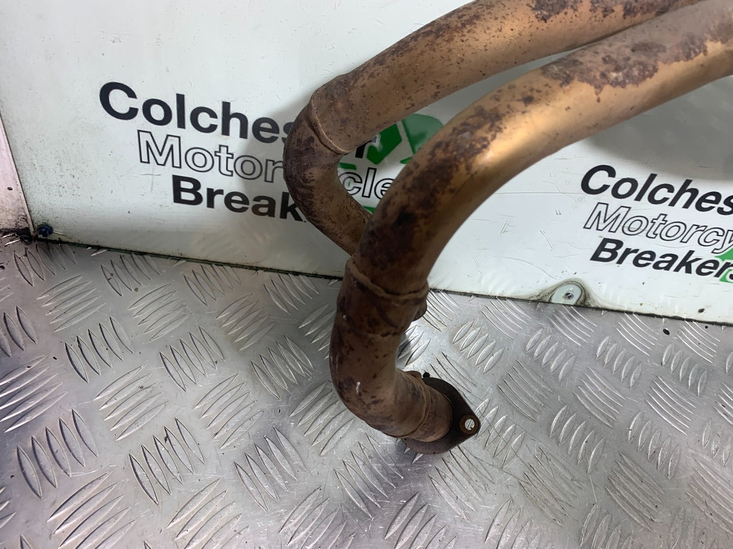 HONDA VFR800 PRE V-TEC EXHAUST DOWNPIPES YEAR 1998-2001 (CMB1233)