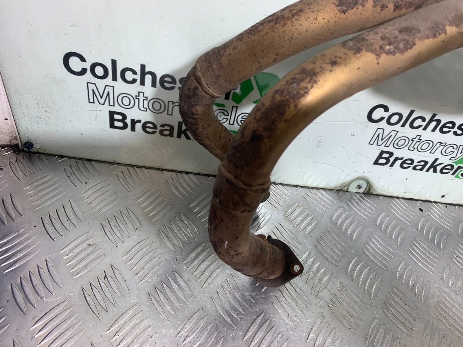 HONDA VFR800 PRE V-TEC EXHAUST DOWNPIPES YEAR 1998-2001 (CMB1233)