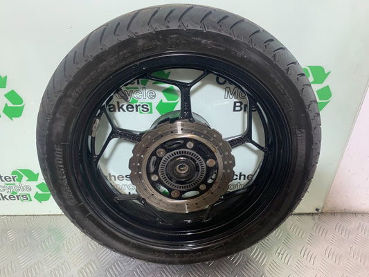 KAWASAKI Z300 ER300 REAR WHEEL (WITH GOOD TYRE)   YEAR 2016-2018  (CMB1056)