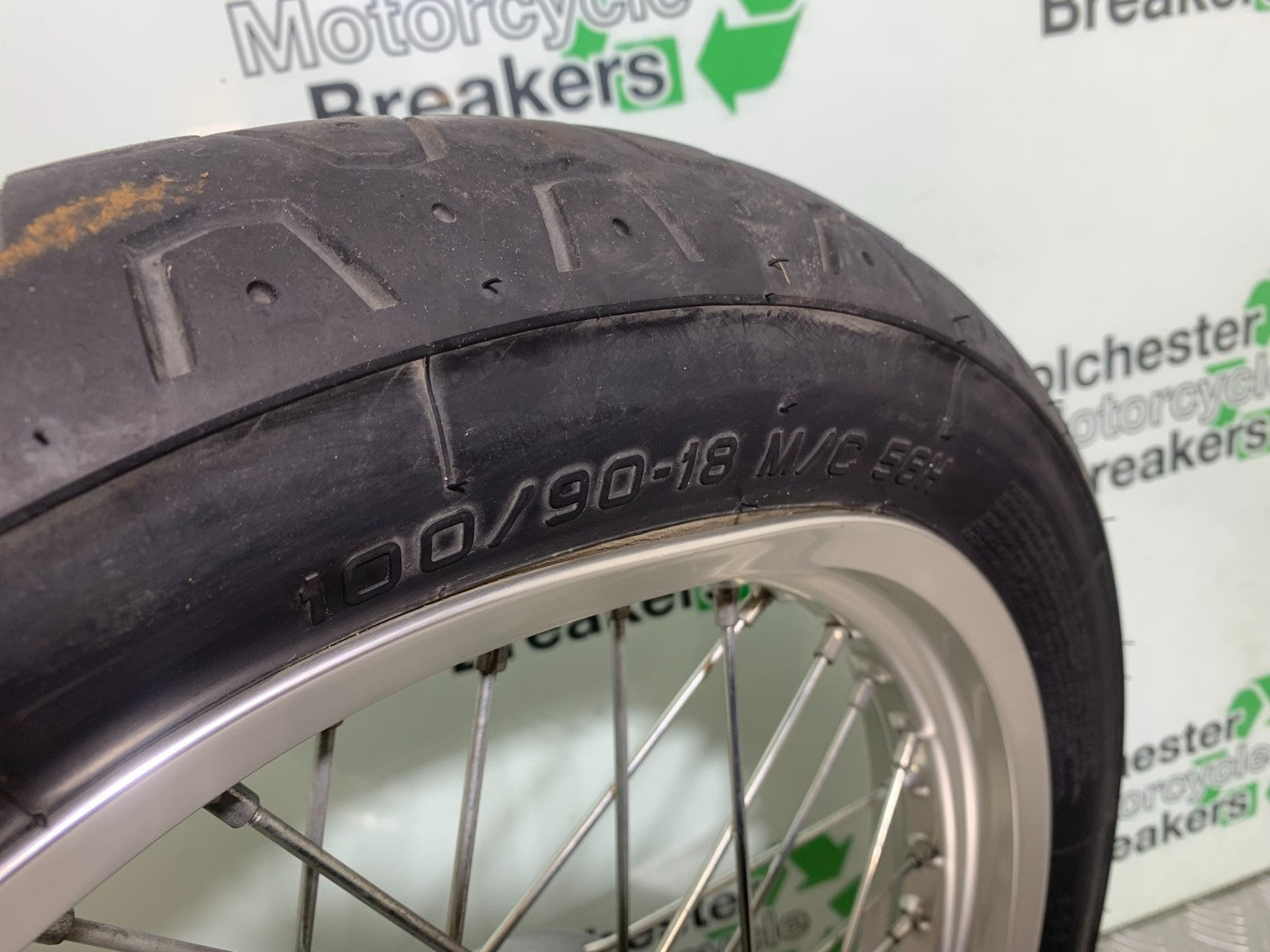 BSA 650 GOLD STAR FRONT WHEEL  (DAMAGED)  YEAR 2022-2025 (CMB1262)