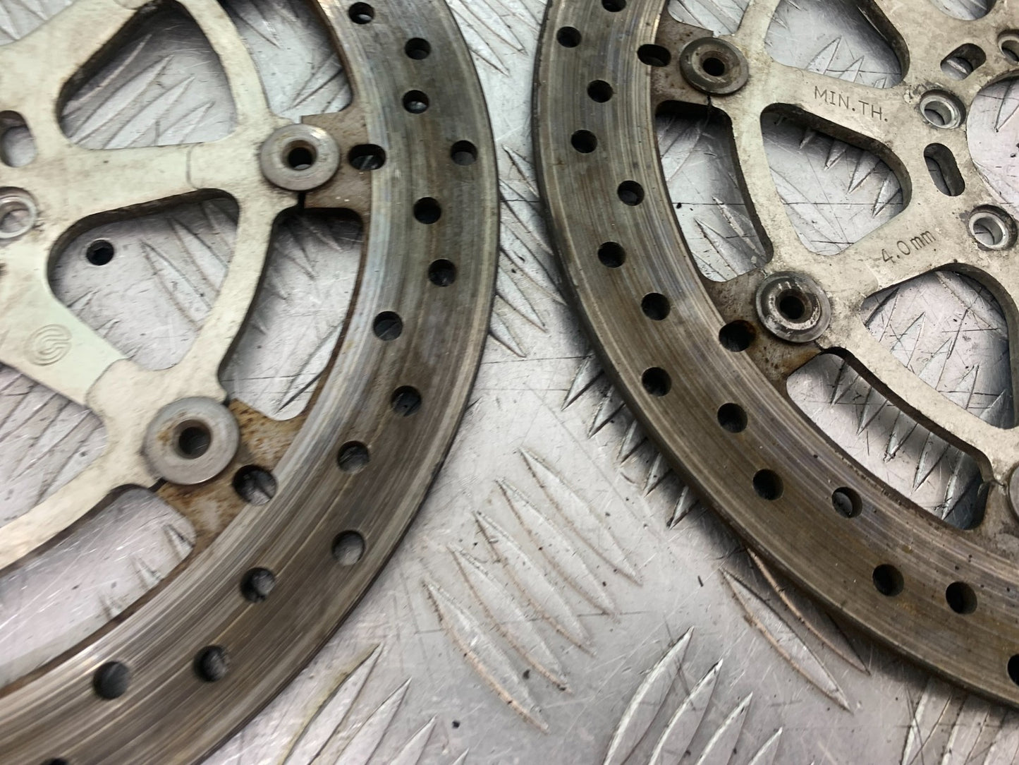 KTM 990 SUPER DUKE FRONT BRAKE DISCS YEAR 2007-2011  (CMB1207)