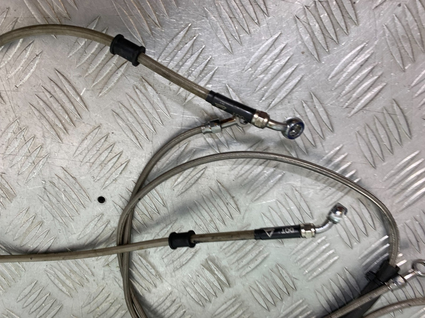 KAWASAKI ZZR1100 D BRAIDED LINE SET YEAR 1993-2001 (CMB1189)