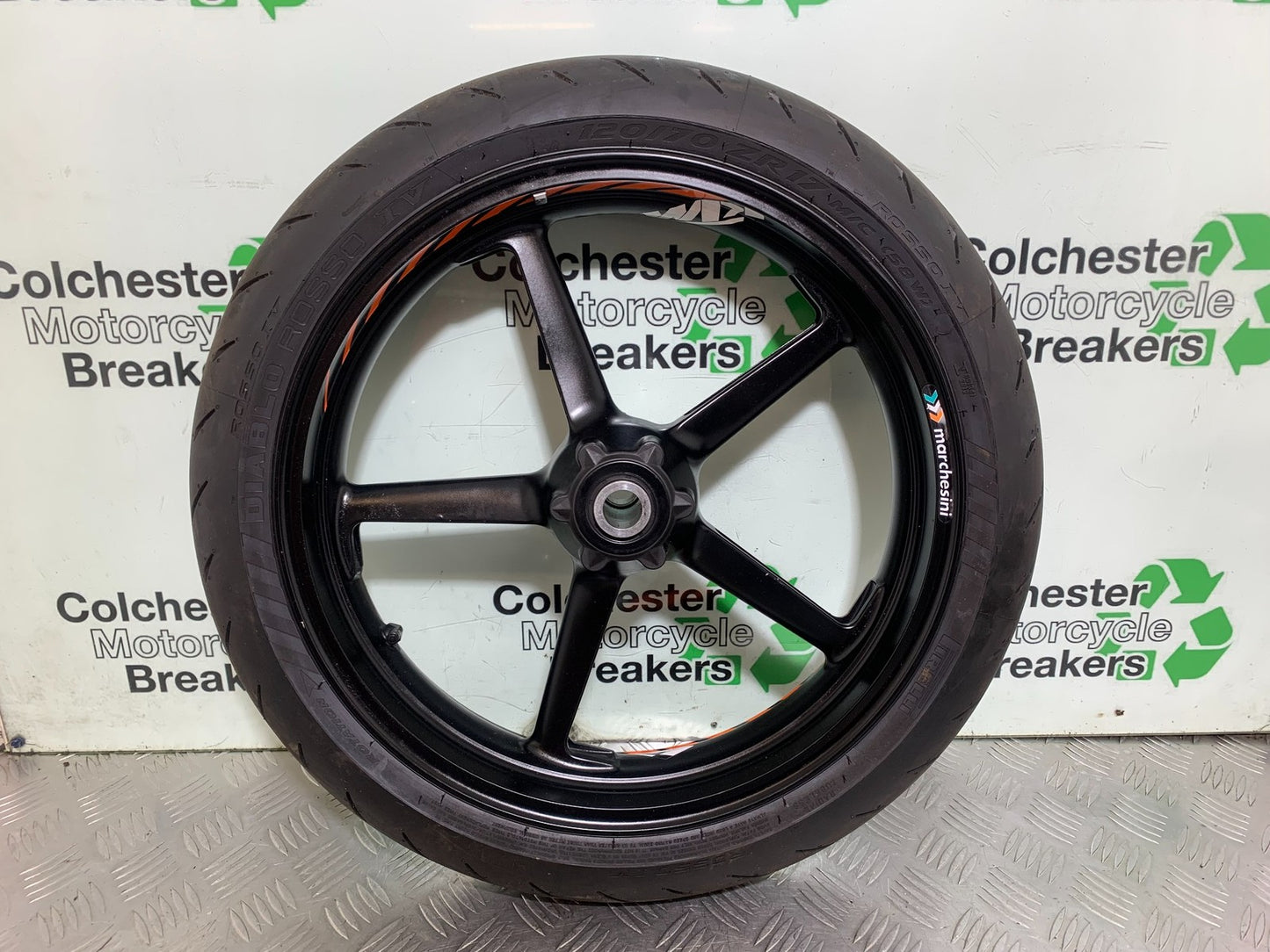 KTM 690 DUKE R LC4 FRONT WHEEL YEAR 2012-2015  (CMB1180)