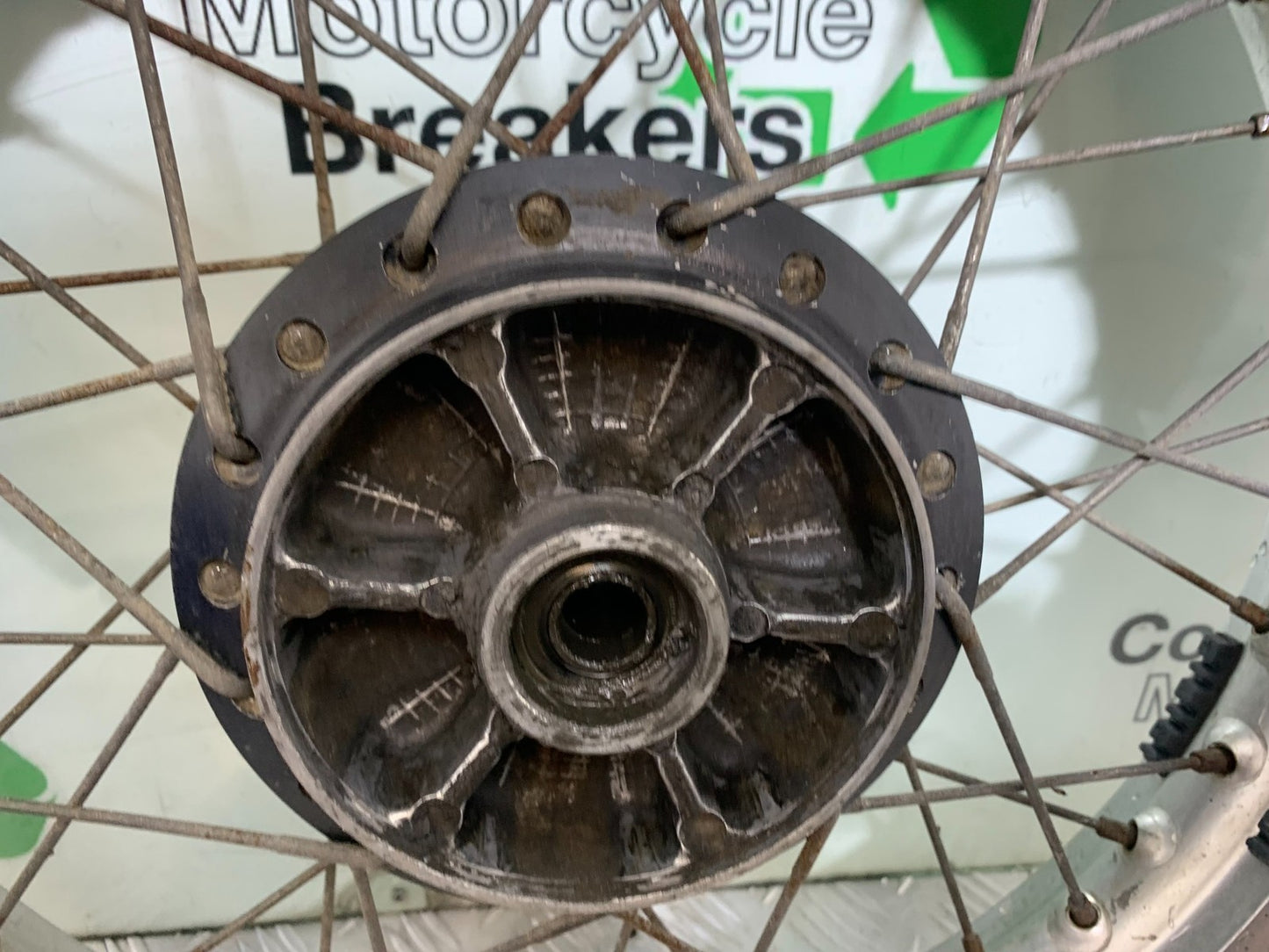 KAWASAKI KLR250 KLR 250 REAR WHEEL   YEAR 1984-2001 (CMB1225)