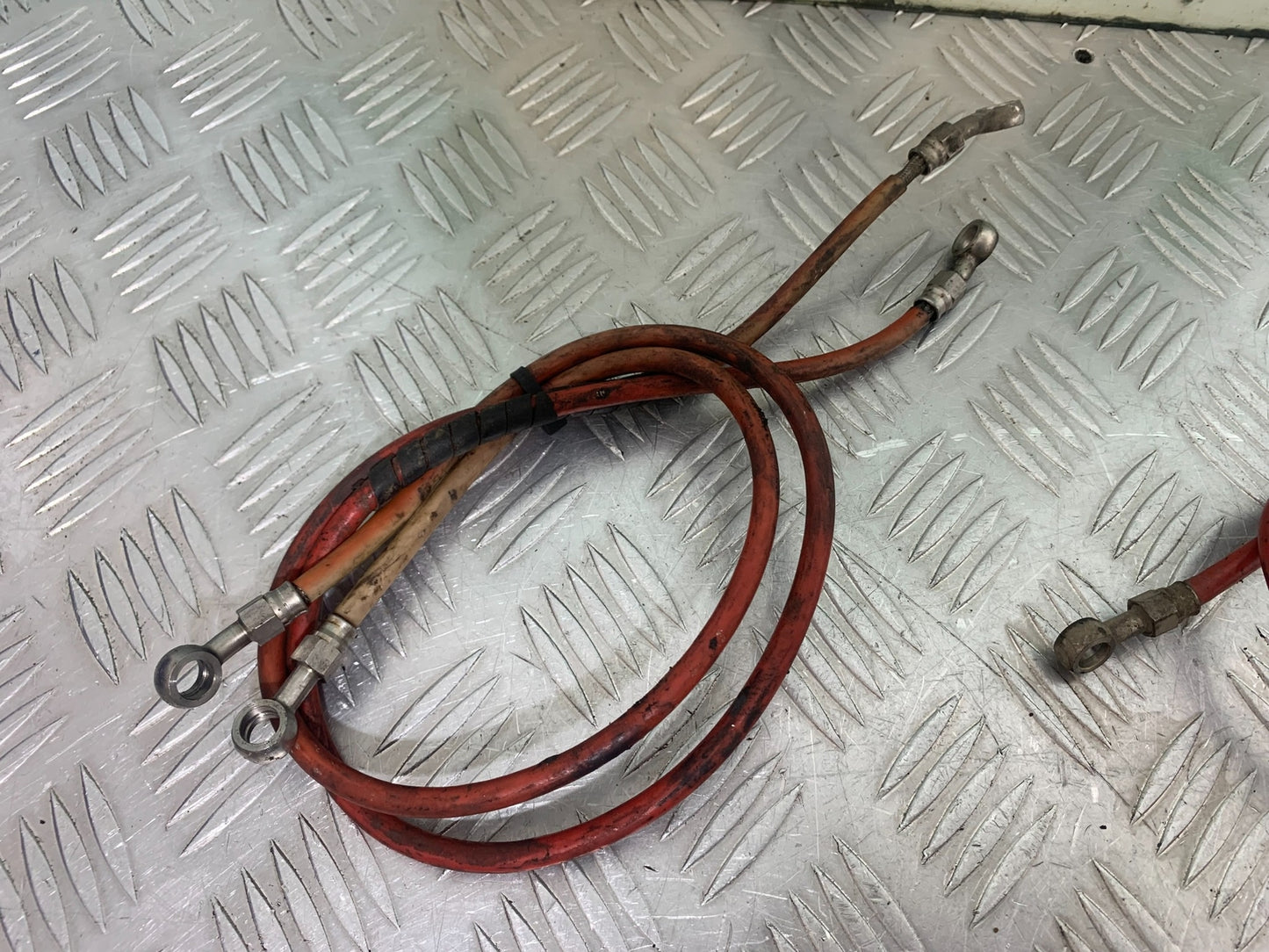 KAWASAKI ZZR1100 D BRAIDED BRAKE AND CLUTCH LINES  YEAR 1993-2001 (CMB1164)