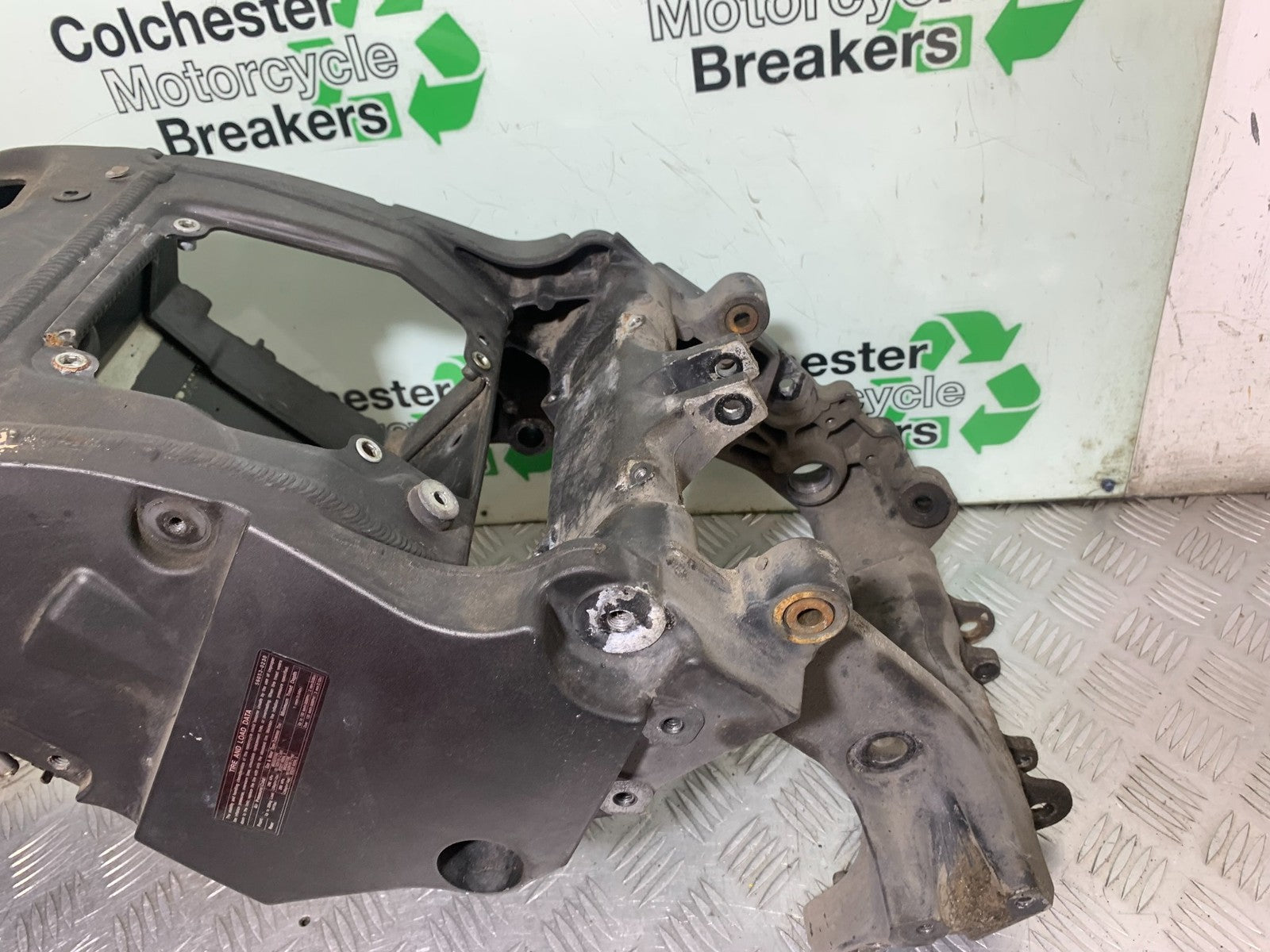 KAWASAKI GTR1400 GTR 1400 FRAME REG LOG BOOK  YEAR 2007-2009 (CMB1306)