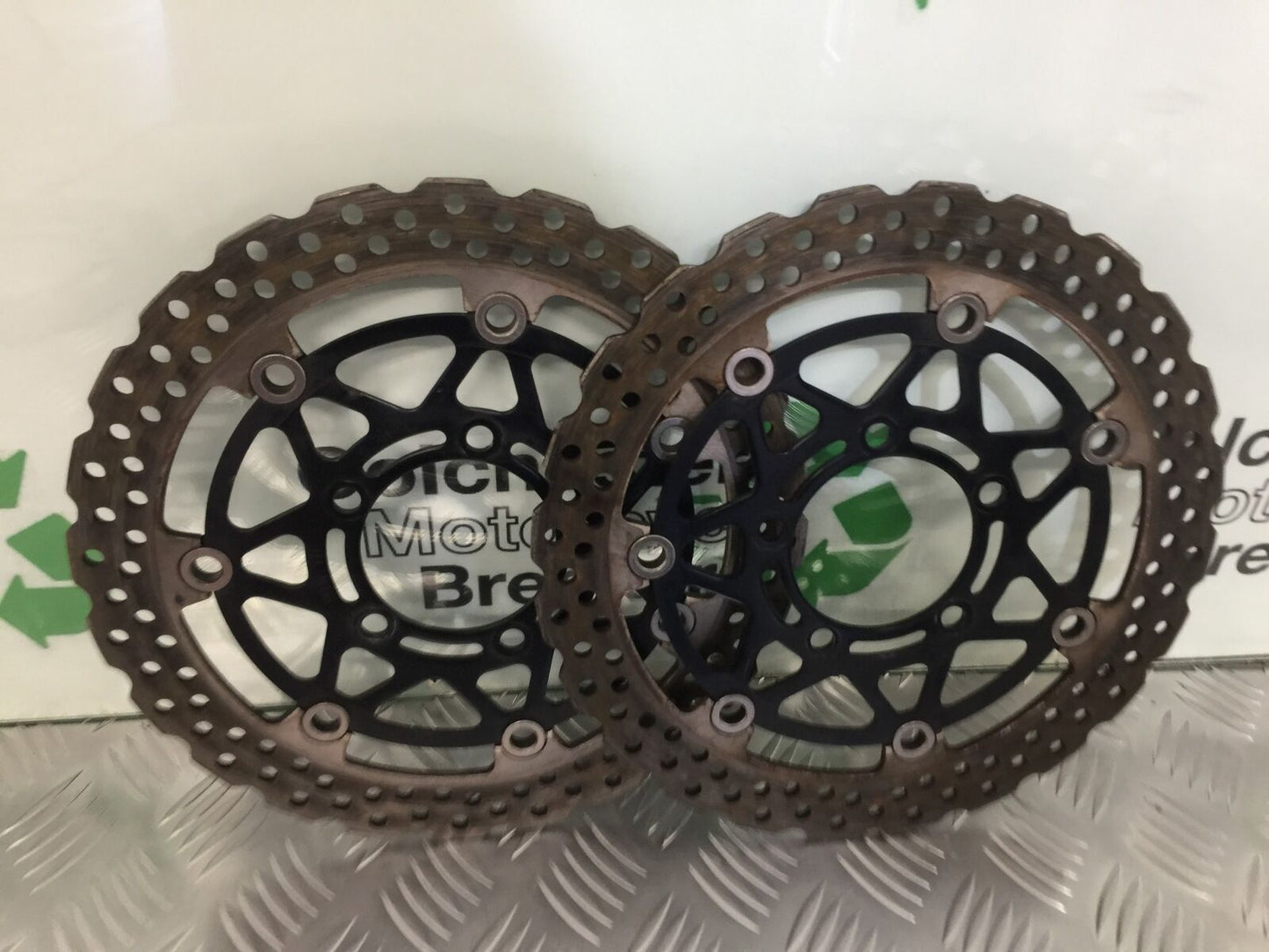 KAWASAKI Z1000 Z 1000 FRONT BRAKE DISCS YEAR 2007-2009  (STOCK 927)
