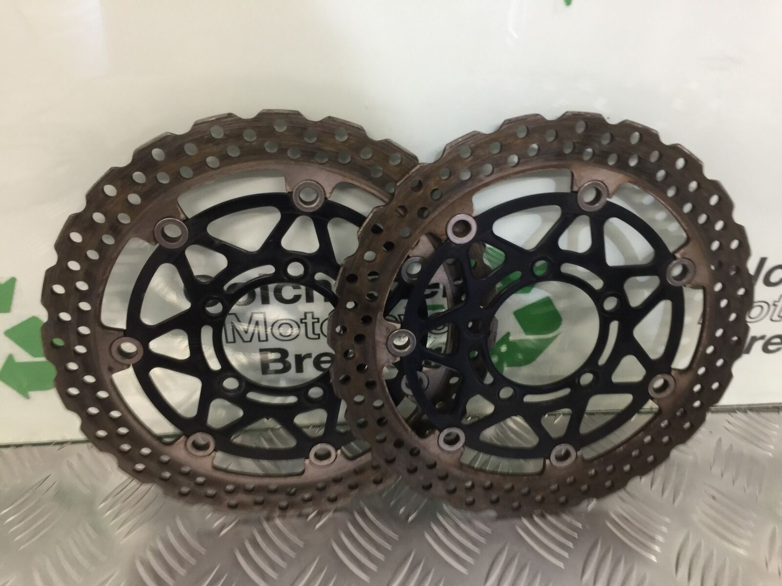 KAWASAKI Z1000 Z 1000 FRONT BRAKE DISCS YEAR 2007-2009  (STOCK 927)