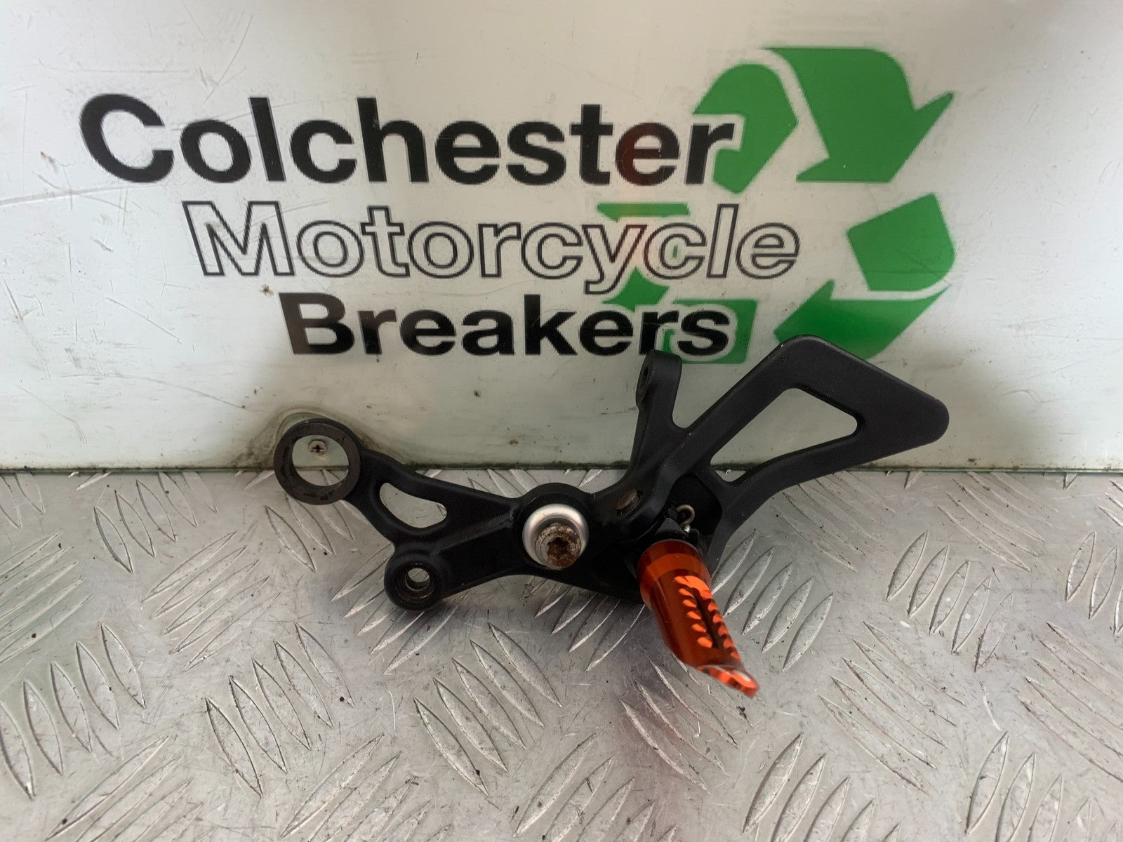 KTM 690 DUKE R LC4 LEFT HANGER AND PEG YEAR 2012-2015  (CMB1180)