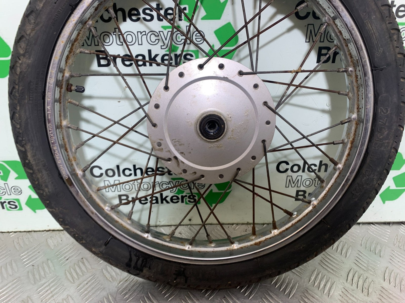 HONDA CG125 CG 125 FRONT WHEEL YEAR 1998-2000 (CMB1282)