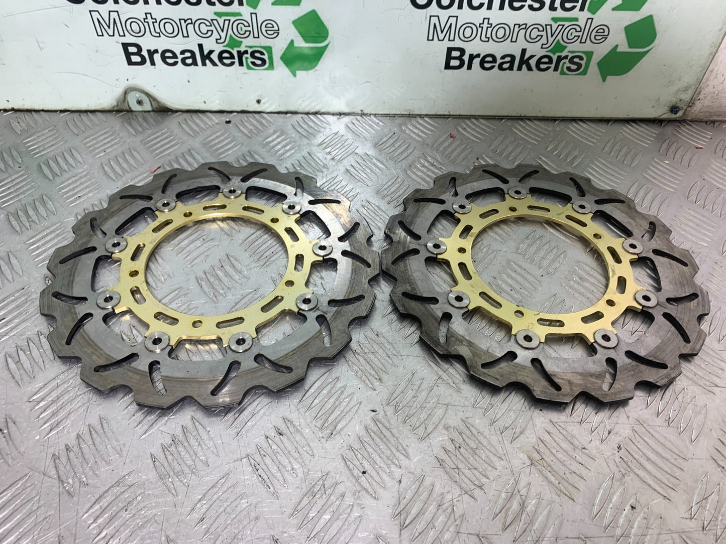 YAMAHA YZF R1 4C8 FRONT BRAKE DISCS  YEAR 2007-2008 (CMB1237)