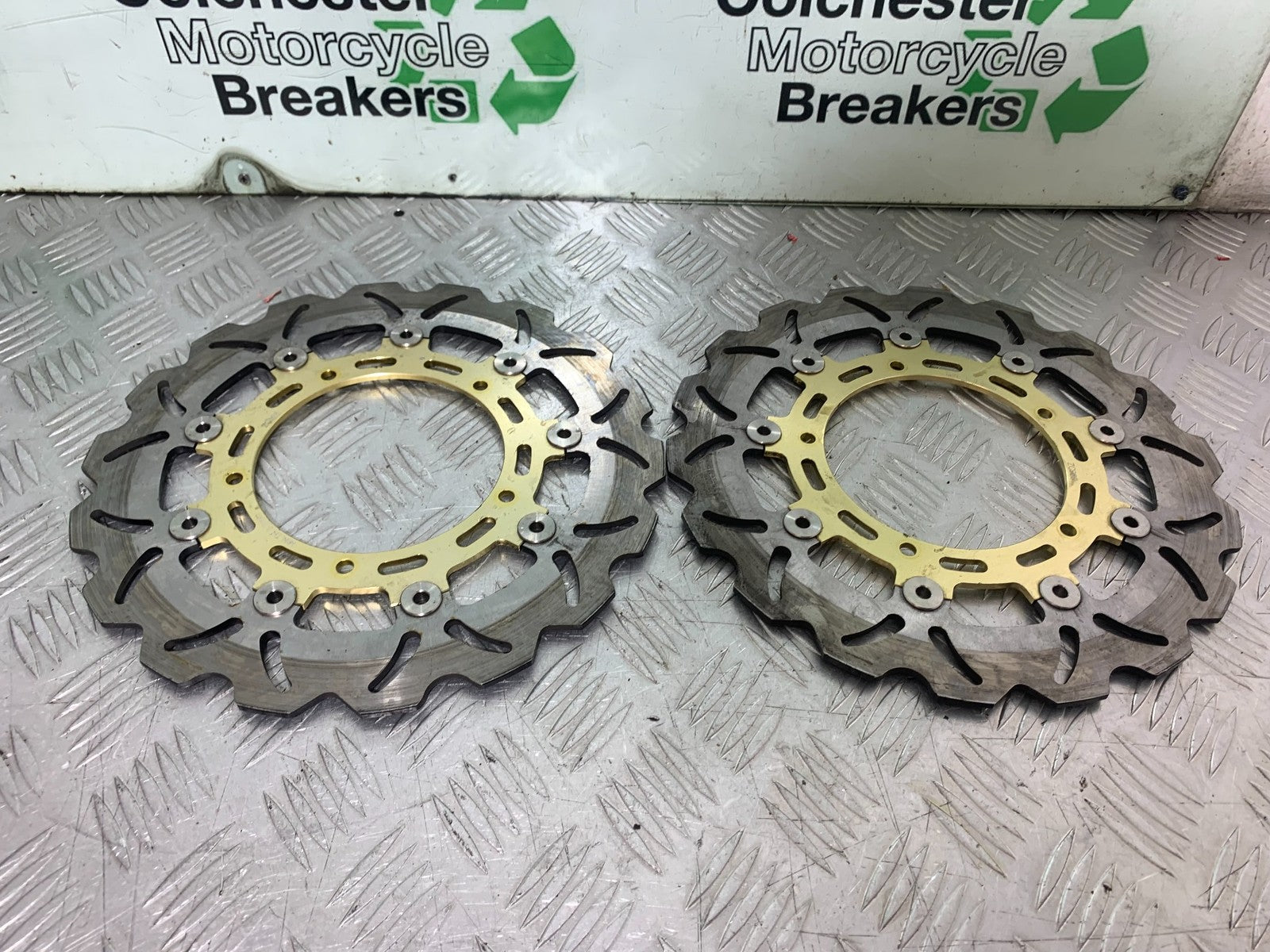 YAMAHA YZF R1 4C8 FRONT BRAKE DISCS  YEAR 2007-2008 (CMB1237)