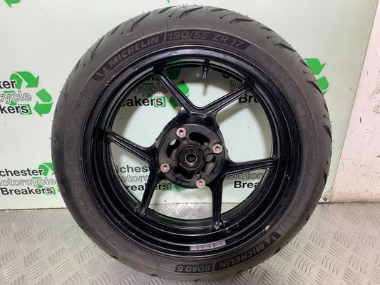 KAWASAKI ZX10R ZX10 R REAR WHEEL (NEW TYRE)  2008-2010 (CMB1301)