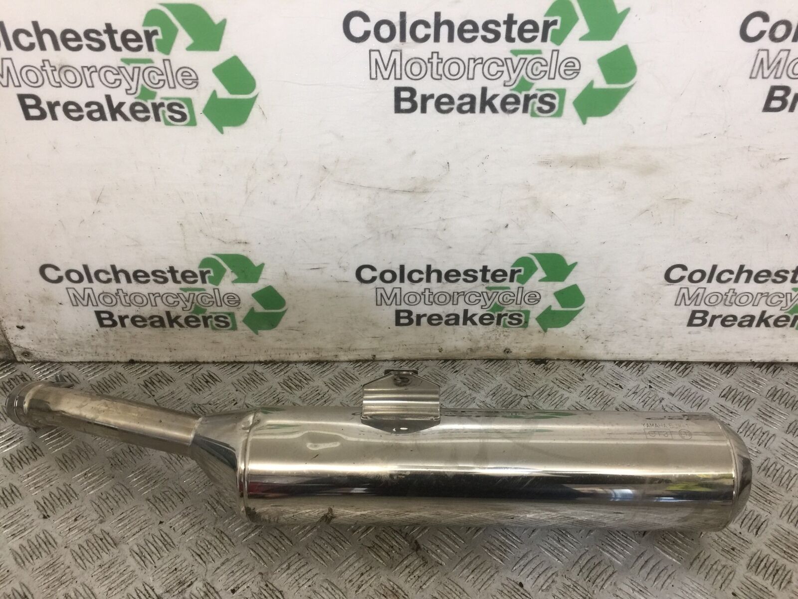 YAMAHA FJR1300 FJR 1300 LEFT SILENCER   YEAR 2001-05 (STOCK 814)