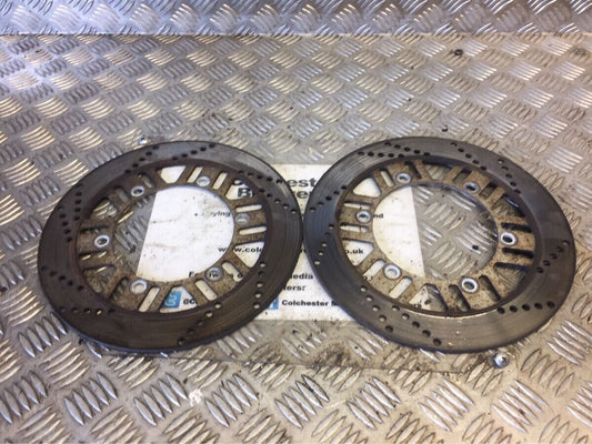 KAWASAKI GPZ1000 GPZ 1000 RX FRONT BRAKE DISCS   YEAR 1985