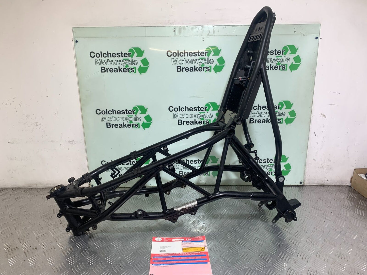 KTM 990 SUPERMOTO T FRAME WITH LOG BOOK  YEAR 2010-2011  (CMB1127)