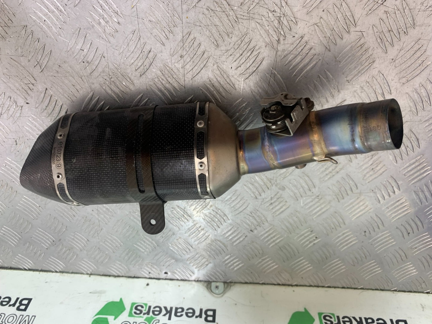 KAWASAKI ZX10R ZX10 R AKRAPOVIC CARBON SILENCER  2008-2010 (CMB1206)