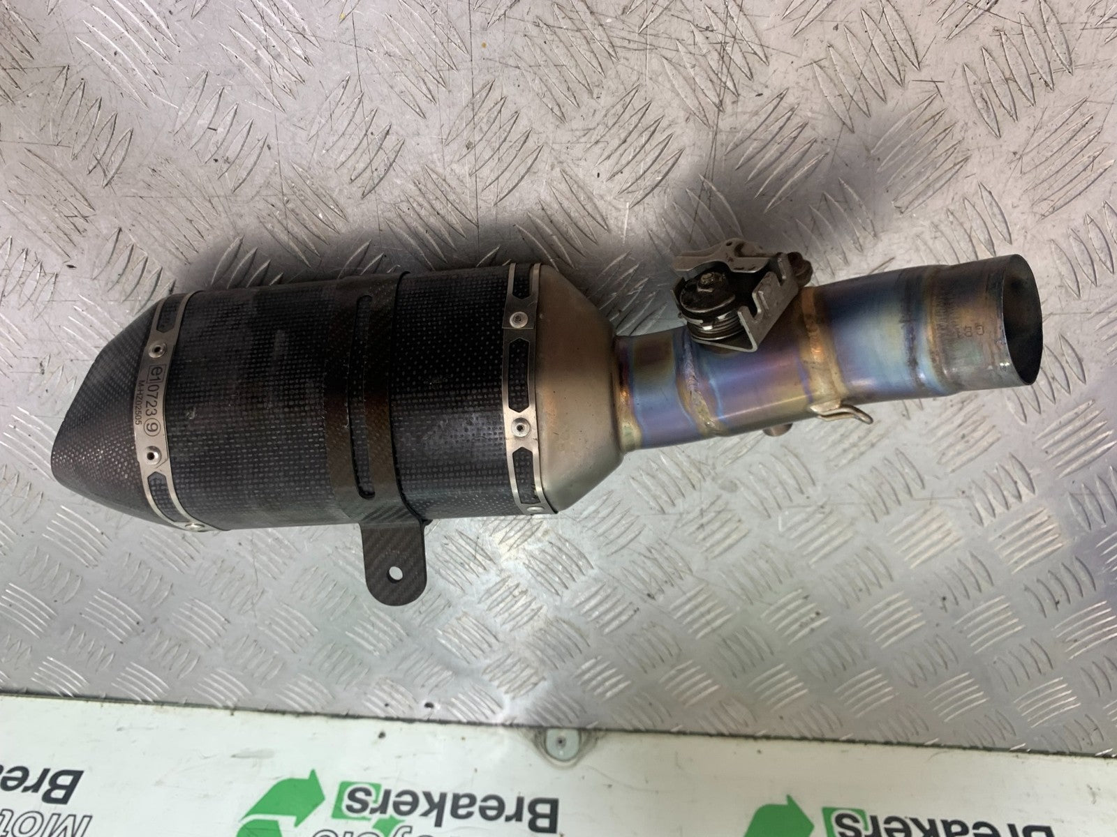 KAWASAKI ZX10R ZX10 R AKRAPOVIC CARBON SILENCER  2008-2010 (CMB1206)