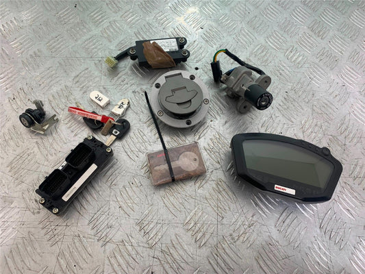 DUCATI 1198 S ECU LOCKS CLOCKS KEYS CODE   YEAR 2009-2011 (CMB1219)
