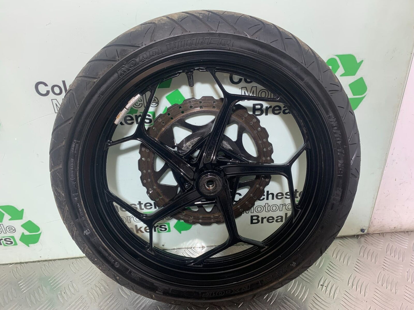 KAWASAKI Z300 ER300 FRONT WHEEL (WITH GOOD TYRE)   YEAR 2016-2018  (CMB1056)