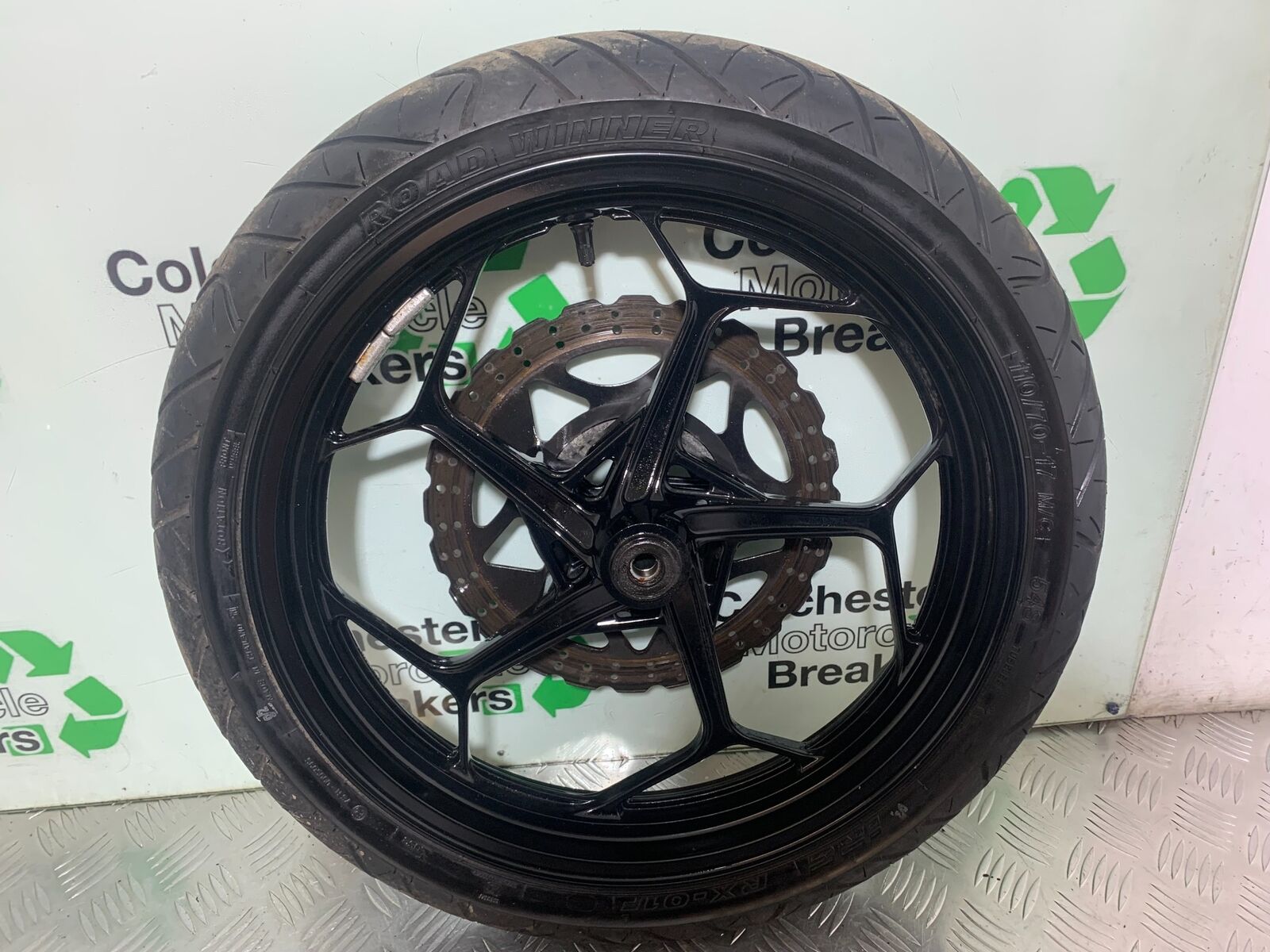 KAWASAKI Z300 ER300 FRONT WHEEL (WITH GOOD TYRE)   YEAR 2016-2018  (CMB1056)