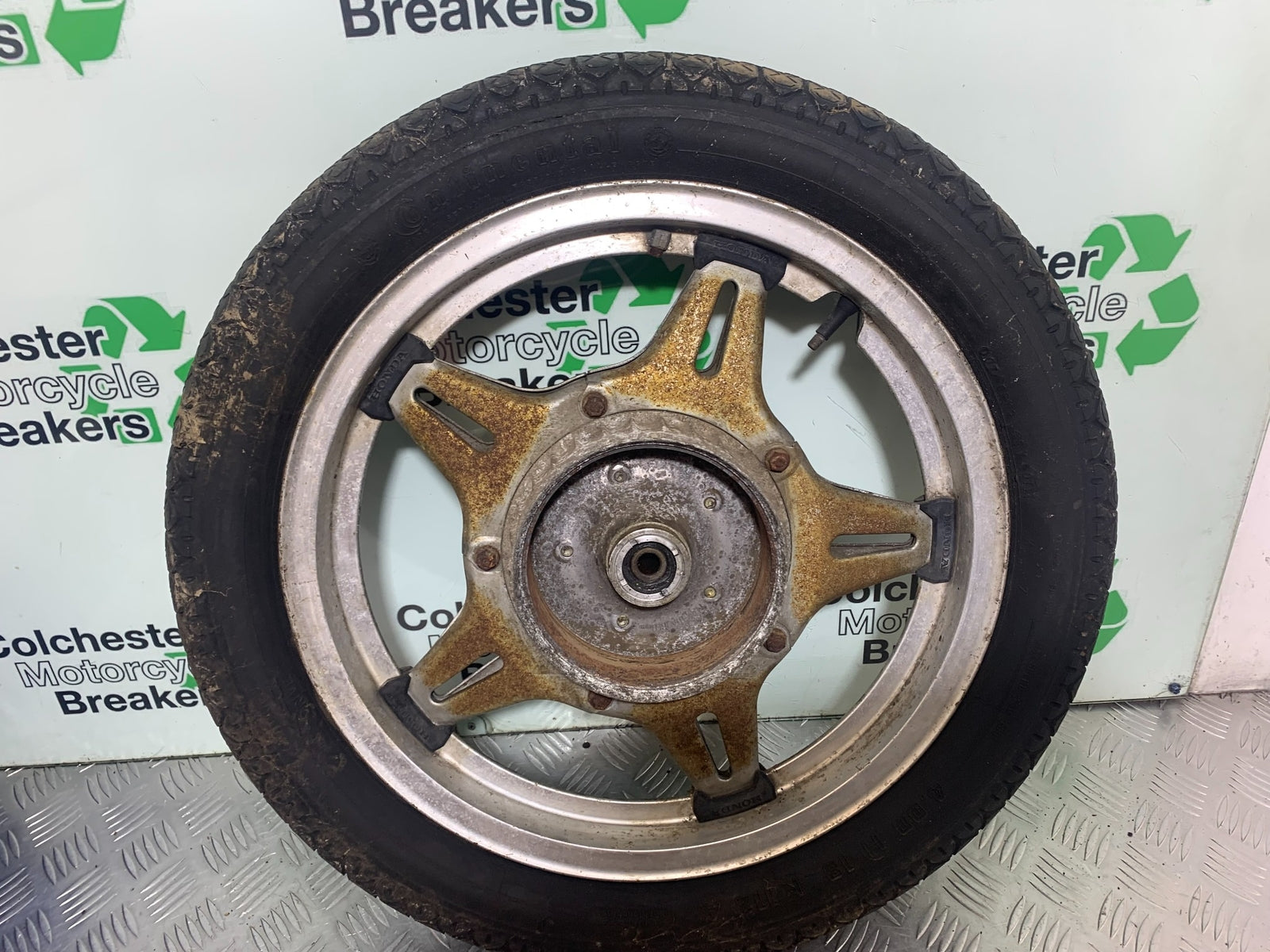 HONDA CX500 CX 500 REAR WHEEL (NO2)  YEAR 1978 1981 (CMB1137)