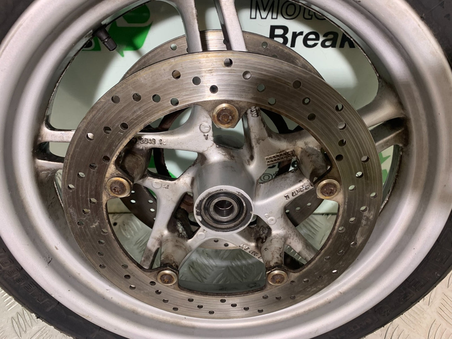 BMW K1200 K 1200 LT FRONT WHEEL AND DISCS  YEAR 1999-07 (CMB1271)
