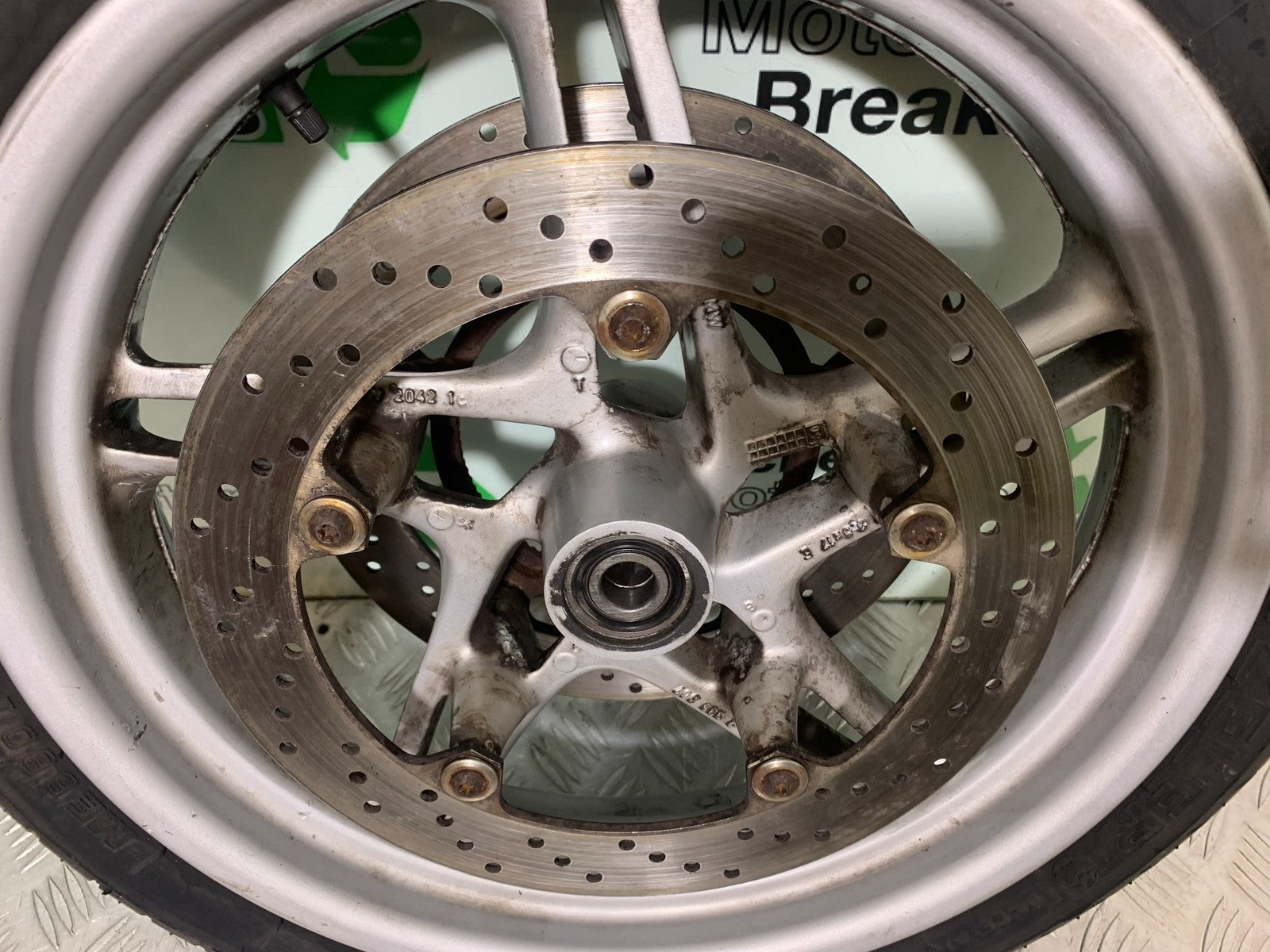 BMW K1200 K 1200 LT FRONT WHEEL AND DISCS  YEAR 1999-07 (CMB1271)