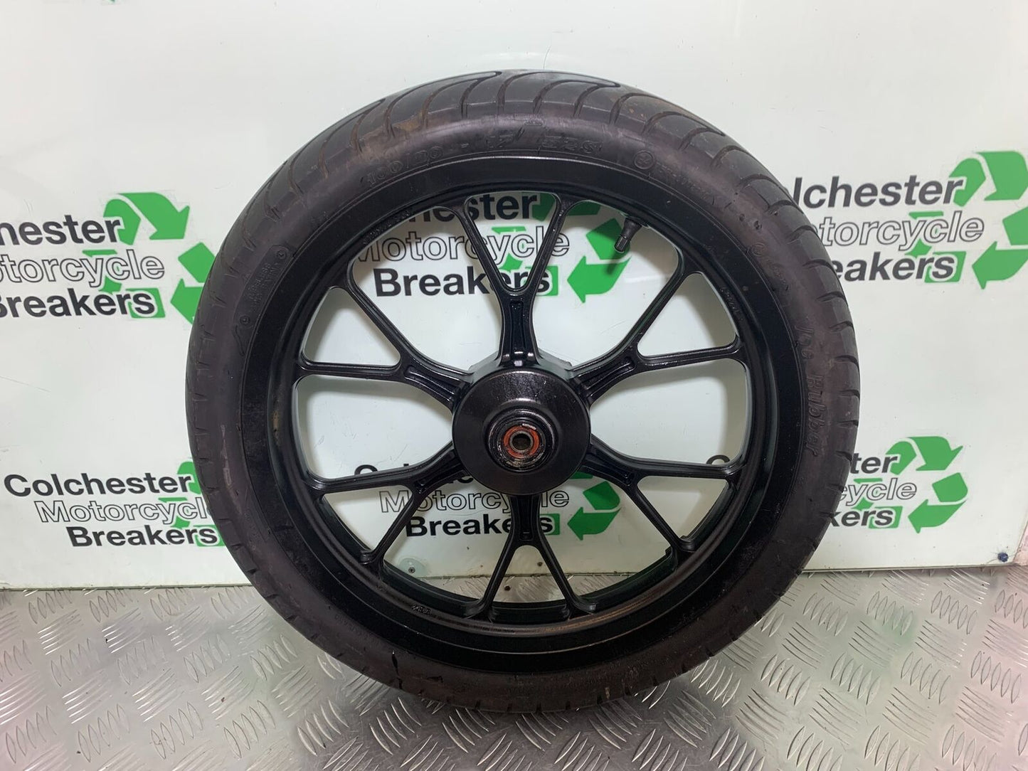 APRILIA RS4 125 FRONT WHEEL (DAMAGED)  YEAR 2011-2016 (STOCK 994)