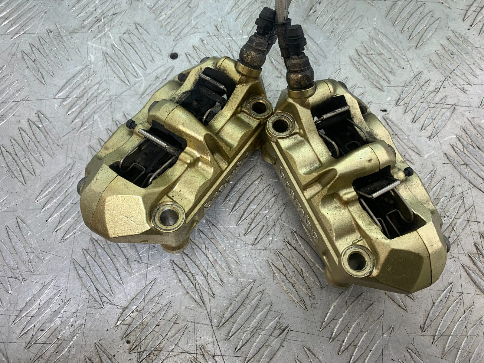 APRILIA RSV1000 R FACTORY MILLE FRONT BRAKE CALIPERS  2004-09 (CMB1203)