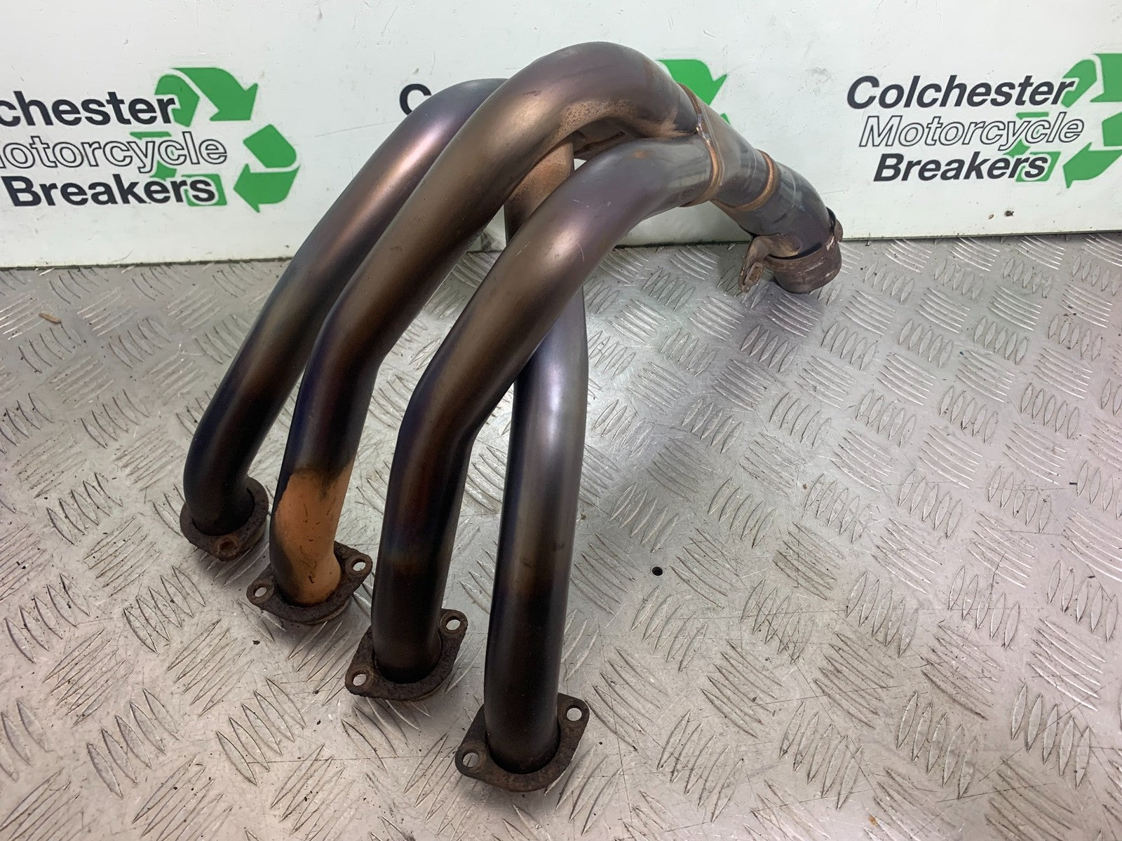 YAMAHA YZF R1 14 B BIG BANG EXHAUST DOWNPIPES   2009-14 (CMB1175)