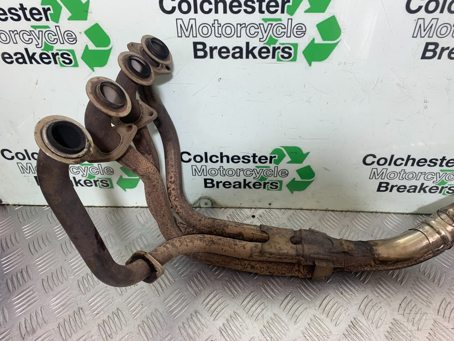 KAWASAKI ZX9R ZX9 R EXHAUST DOWNPIPES  YEAR 1998-1999 (CMB1329)
