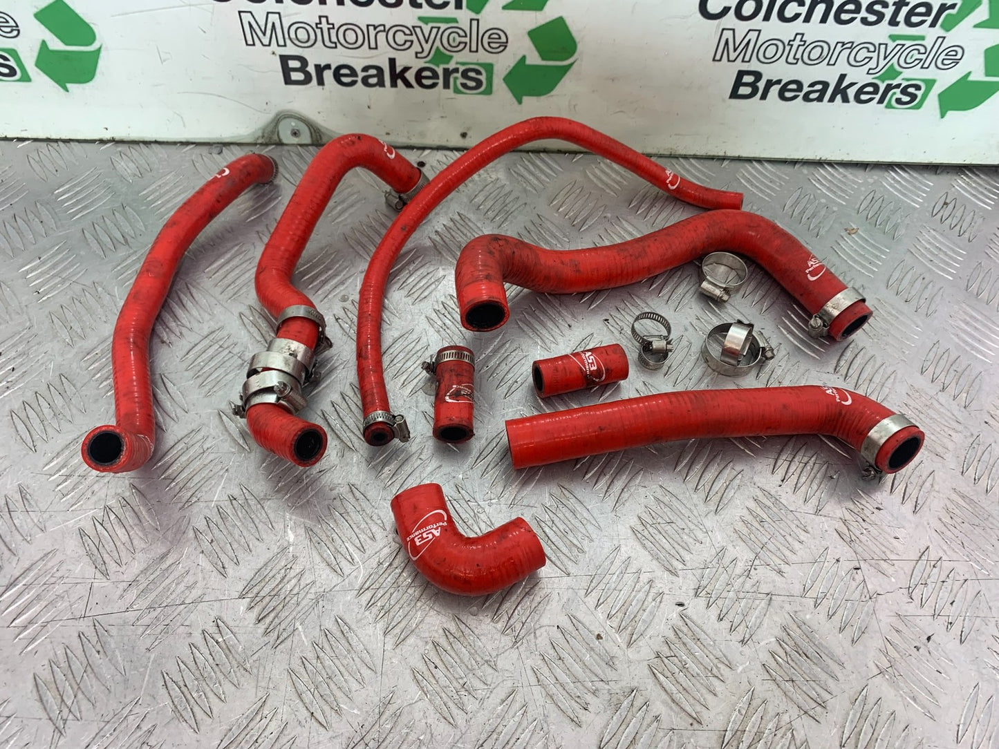 APRILIA RSV1000 R FACTORY MILLE AS3 SILICONE HOSES   2004-09 (CMB1203)