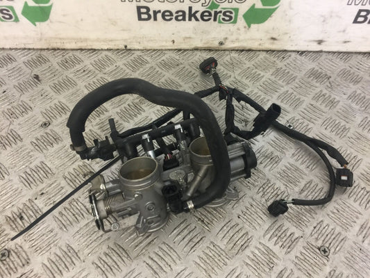 YAMAHA MT07 MT-07 TRACER THROTTLE BODIES   YEAR 2016 (STOCK 642)