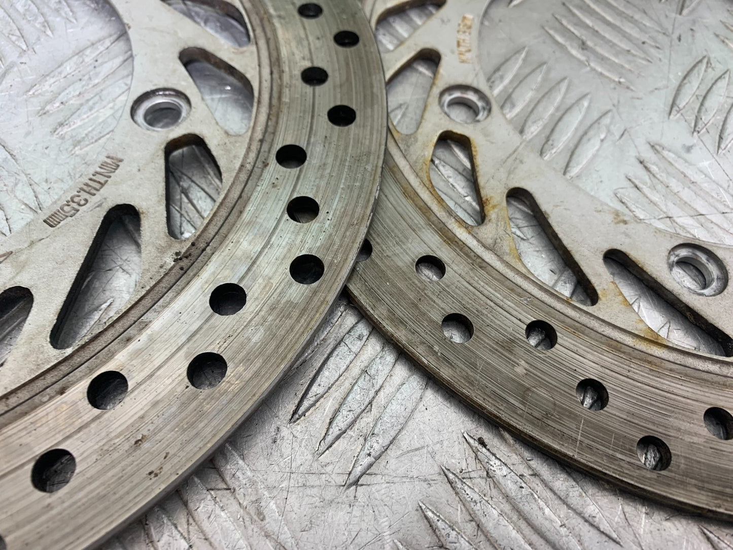 HONDA NT650 V DEAUVILLE FRONT BRAKE DISCS  YEAR 1998-01(CMB1320)