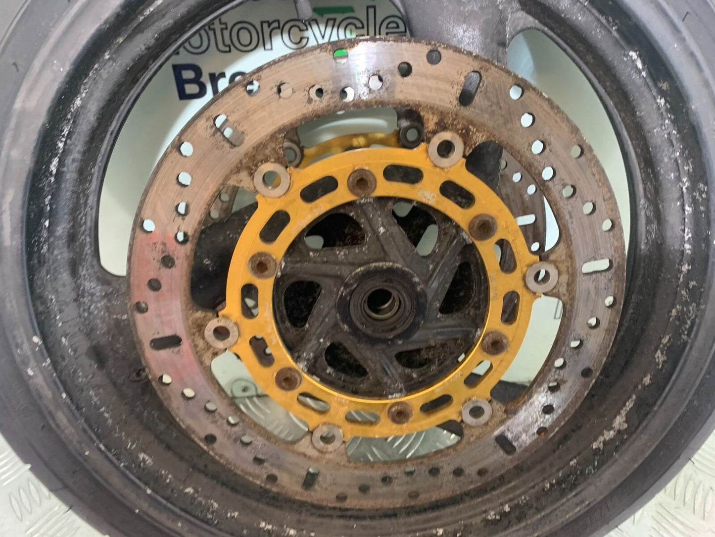 YAMAHA YZF600 YZF 600 THUNDERCAT FRONT WHEEL AND DISCS  1996-2003 CMB1134)