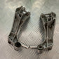 HONDA CBR1100 BLACKBIRD REAR HANGERS AND PEGS  YEAR 1996-1998 (STOCK 936)