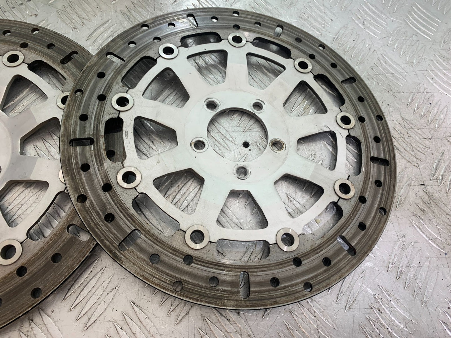 KAWASAKI ZZR1100 D FRONT BRAKE DISCS   YEAR 1993-2001 (CMB1289)