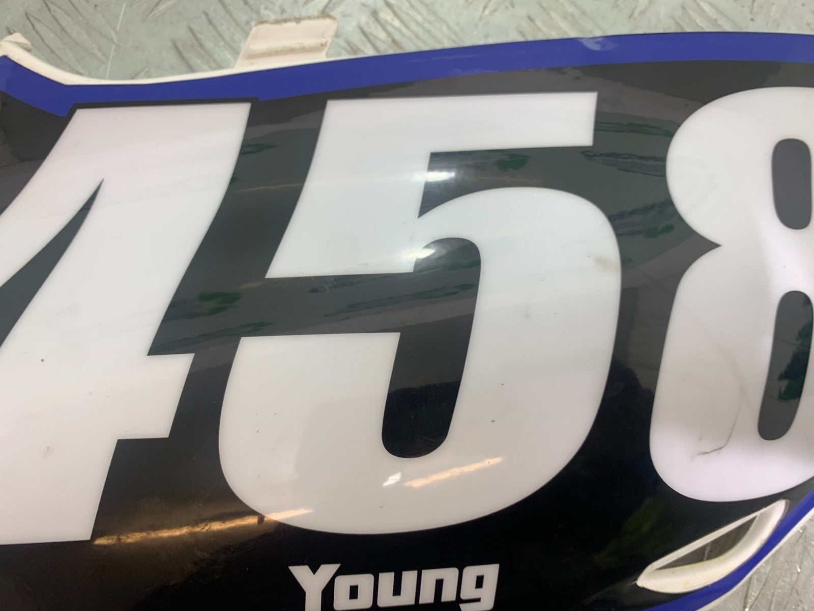 KAWASAKI KXF450 KXF 450 LEFT SEAT PANEL  YEAR 2013 CMB1217)