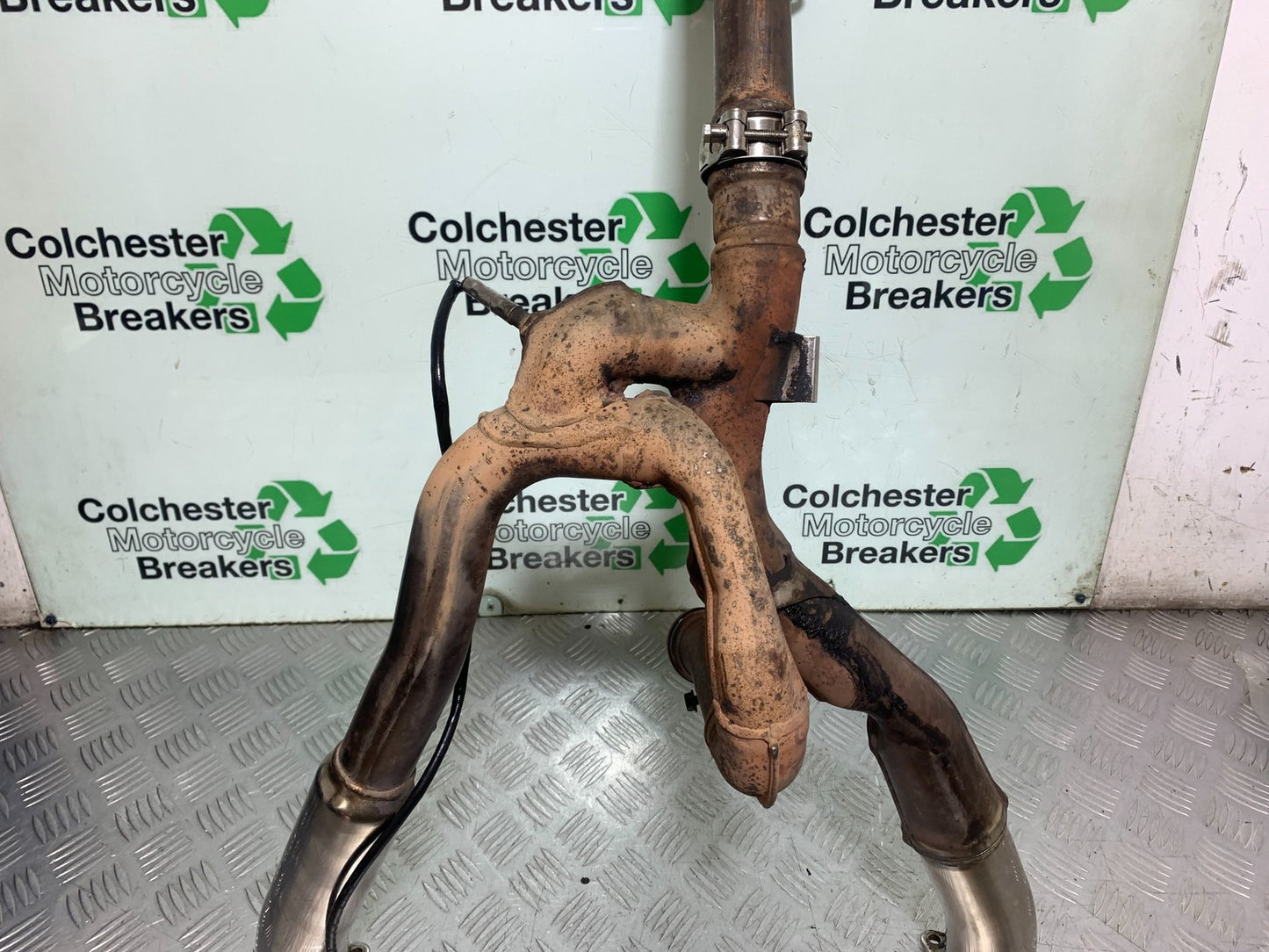 SUZUKI SV1000 SV 1000 S EXHAUST DOWNPIPES YEAR 2003-2007 (CMB1293)