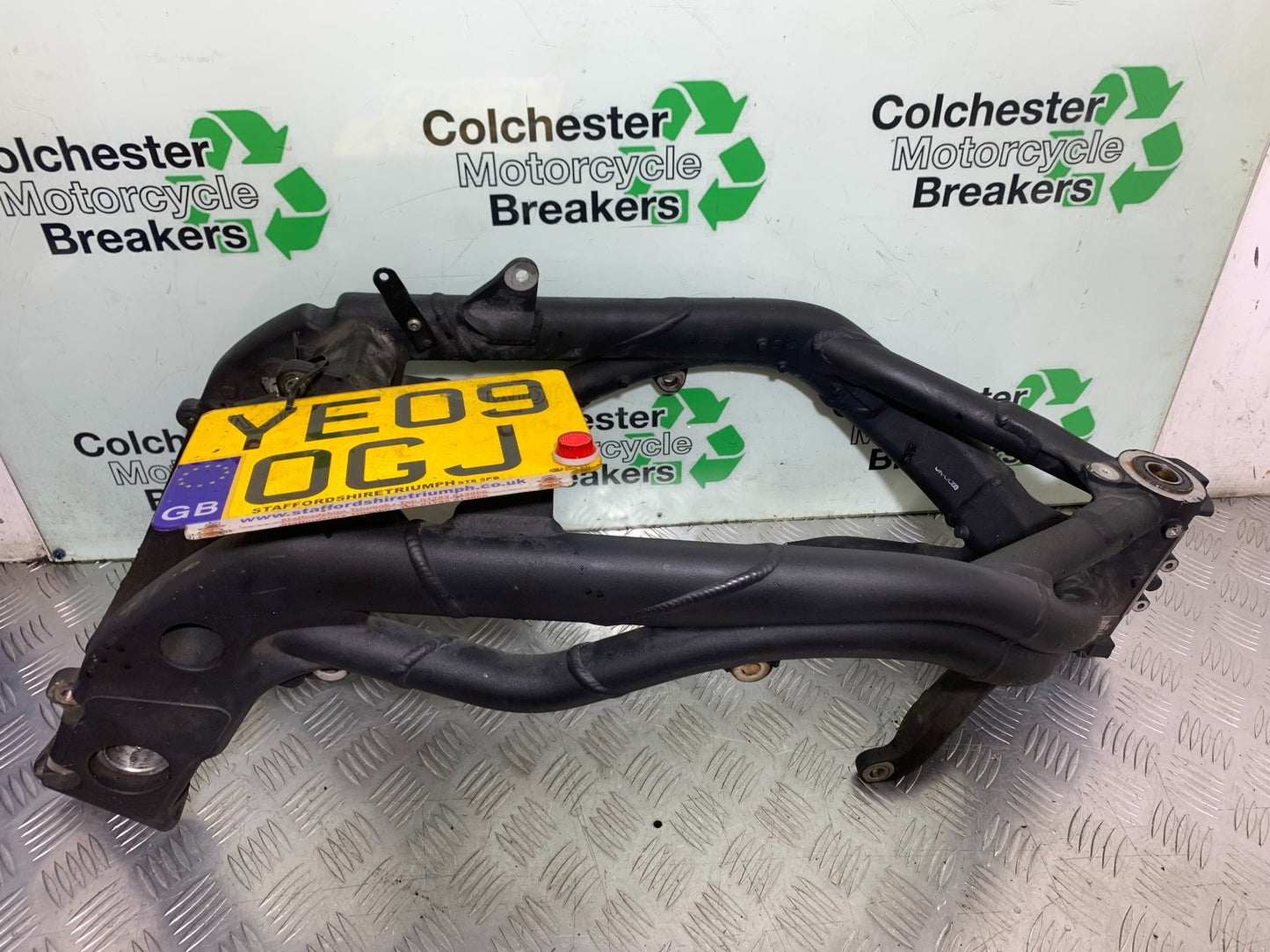 TRIUMPH SPEED TRIPLE R 1050 FRAME REG LOG BOOK  2009 (CMB1183)