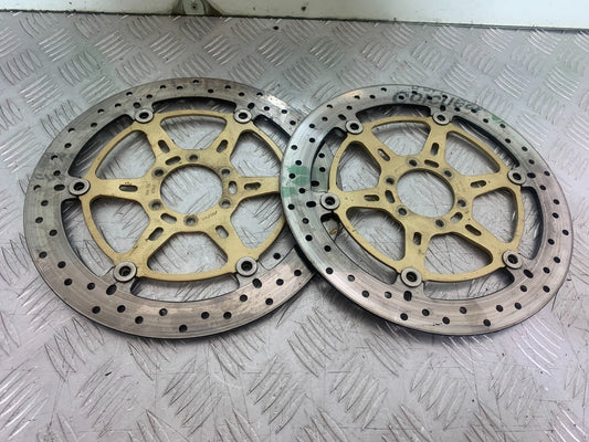 APRILIA SL750 SL 750 SHIVER FRONT BRAKE DISCS YEAR 2008-2016 (CMB1242)