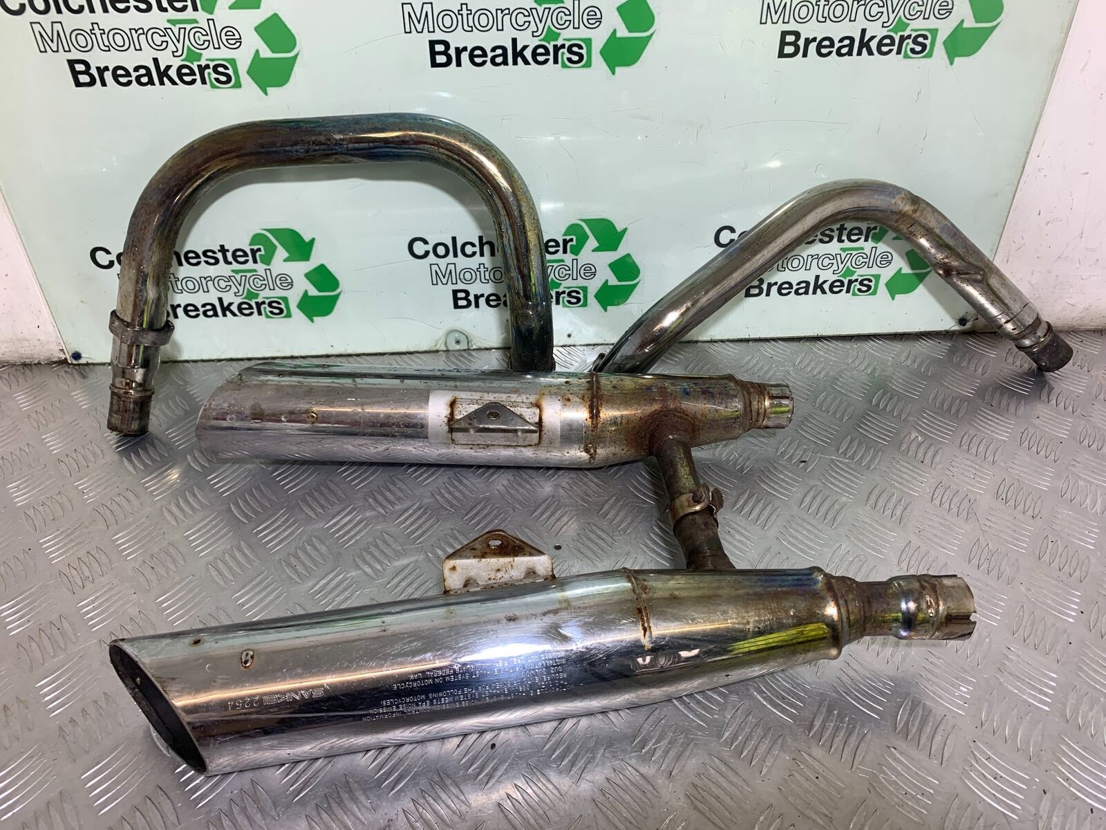 SUZUKI VS1400 VS 1400 INTRUDER EXHAUST   YEAR 1988 (CMB1077)